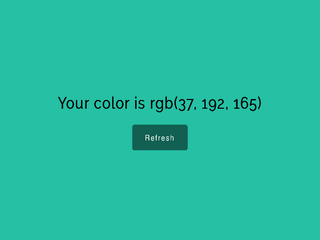 image of random color picker project